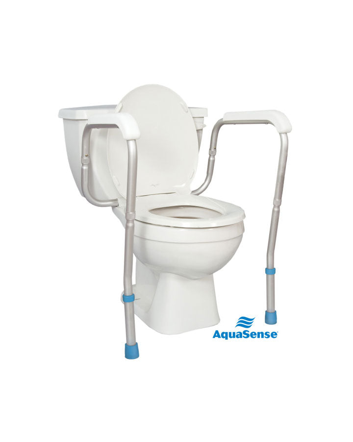AquaSense Adjustable Toilet Safety Rails - 1 each