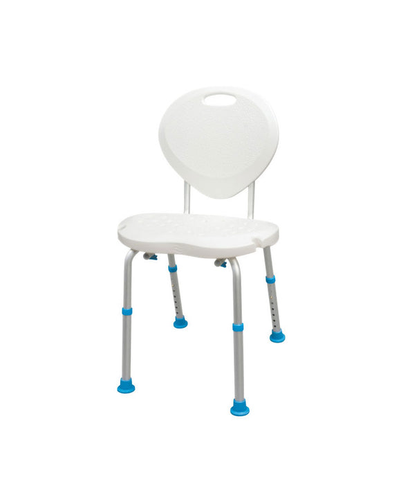 AquaSense Ergonomic Adjustable Bath Seat with Back - 1 each