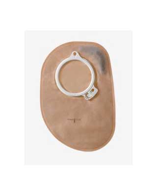 Coloplast Assura Closed Pouch - 30 per box, 40MM (1 9/16"), TRANSPARENT - MIDI 18CM (7")