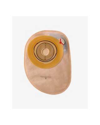 Coloplast Assura 1-Piece Closed Pouch Non-Convex - 30 per box, 25MM (1"), OPAQUE - MIDI 18CM (7")