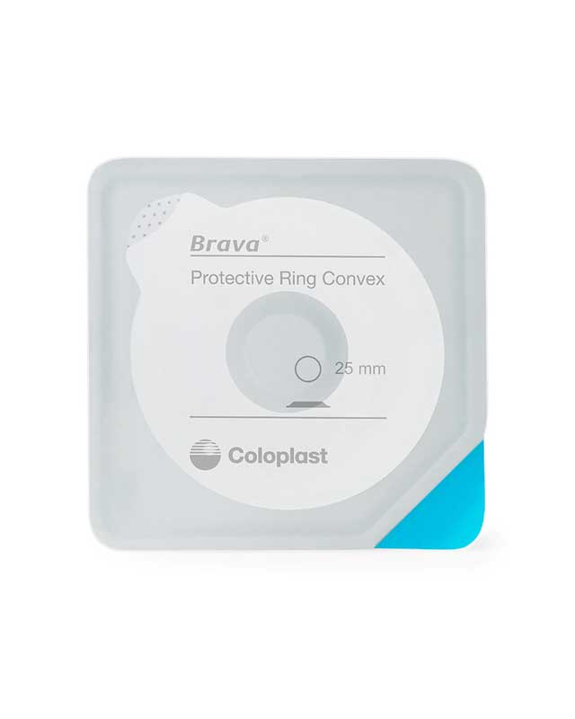 Coloplast Brava Protective Barrier Rings Convex 35mm/75mm x 8mm - 10 per Box - 0