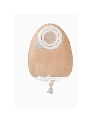 Coloplast Sensura Flex Urostomy Pouch - 20 per box, 50MM (2") / RED, TRANSPARENT - MAXI 26CM (10 1/4")