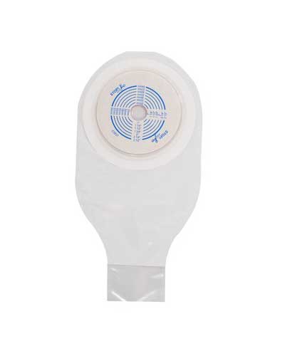 Convatec ActiveLife 1-Piece Drainable Transparent Pouch with Flat Stomahesive Skin Barrier , 32MM (1¼") , 30.5CM (12") - (10/BOX)