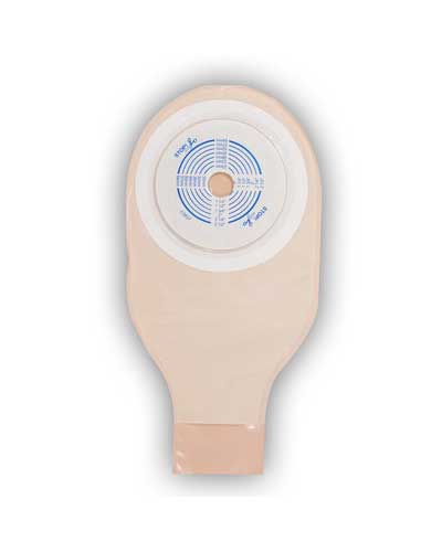 Convatec ActiveLife 1-Piece Drainable Transparent Pouch with Flat Stomahesive Skin Barrier , 50MM (2"), 30.5CM (12") - (10/BOX)