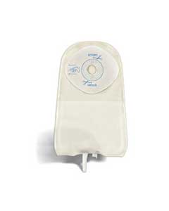 Convatec ActiveLife 1-Piece Urostomy Pouch qith Accuseal Tap Durahesive Barrier - 10 per box, 32MM (1¼"), TRANSPARENT - WITH TAPE