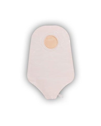 Convatec Natura 2-Piece Urostomy Pouch with Bendable Tap - Transparent 1 Sided Comfort Panel - 10 per box, RED - 57MM (2¼") , 23CM (9")