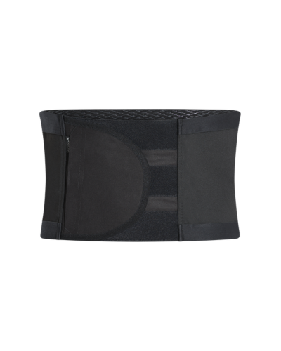 Corsinel Belt with Panel Maximum Stoma and Hernia Support Compression -8inch - 2xlarge - Black