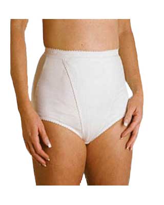 CUI Womens Ostomy Ultra-Lite Support Brief - 1 each, 22, WHITE - LEFT