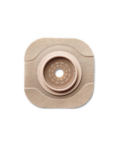 Hollister New Image CeraPlus Flat Skin Barrier - 5 per Box, CUT TO FIT - UP TO 1 3/4" (44 MM), RED - 57MM - WITH TAPE