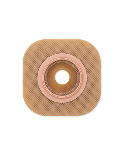 Hollister New Image FlexWear Flat Skin Barrier - 5 per box, CUT TO FIT - UP TO 3 1/2" (89MM), YELLOW - 102MM - WITH TAPE