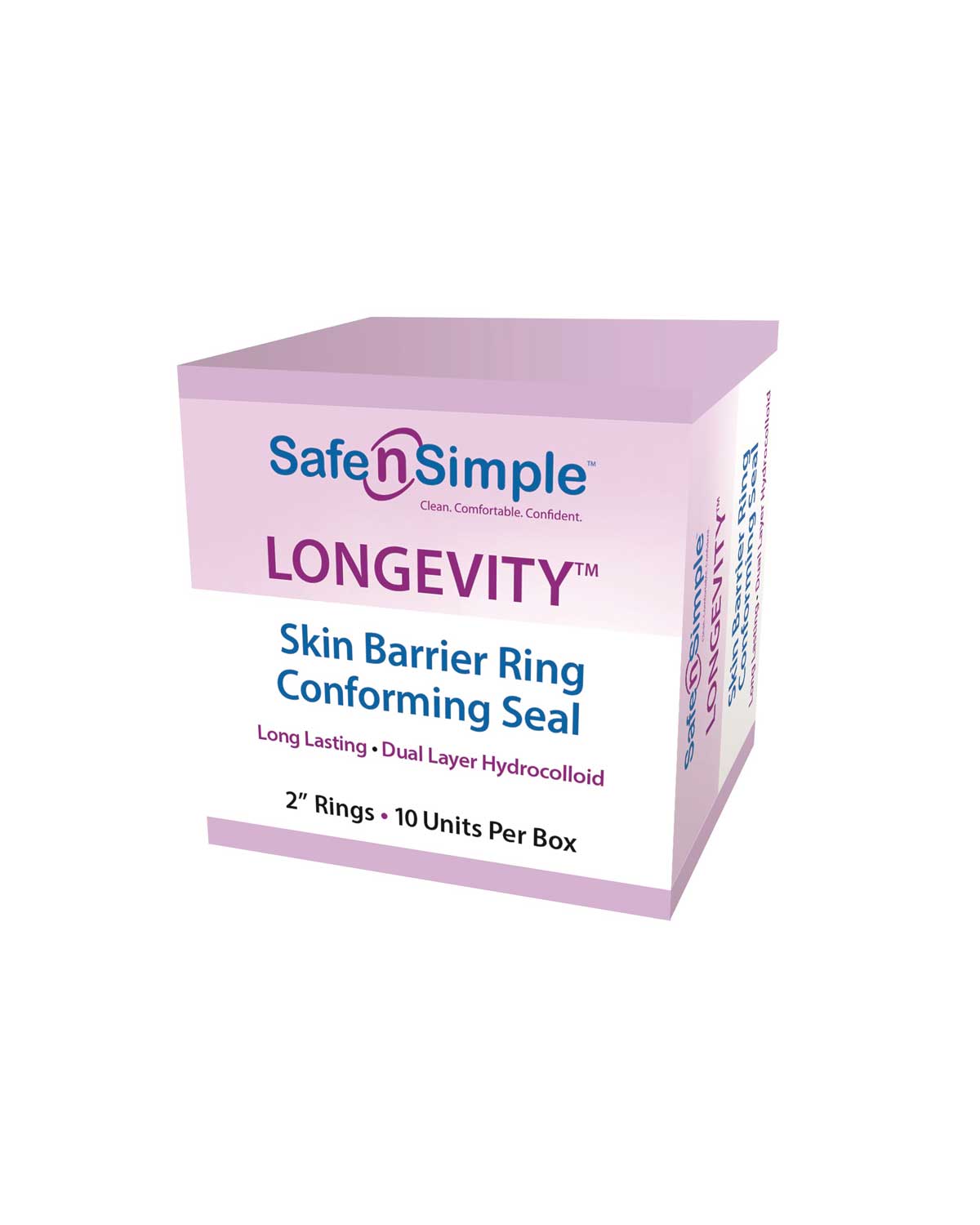 Safe n Simple Longevity Skin Barrier Rings - 10 per box