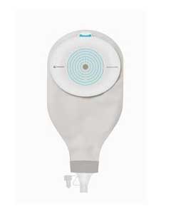 Coloplast SenSura Mio 1-Piece High Output Pouch Non-Convex - 10 per box, 10-70MM (3/8"-2 3/4"), OPAQUE WITH INSPECTION WINDOW - 630ML