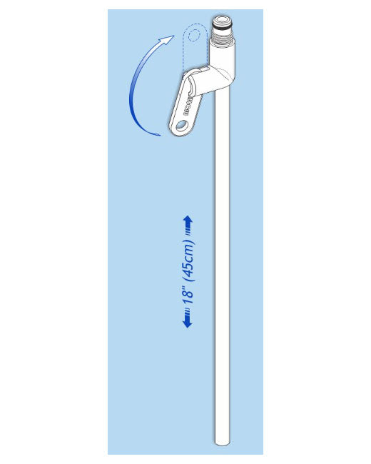Valve de vidange rapide Urocare avec tube - 1 de chaque