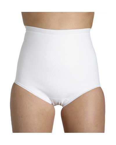CUI Mens Hernia Low Waist Support Girdle Brief - 1 each, LARGE, WHITE