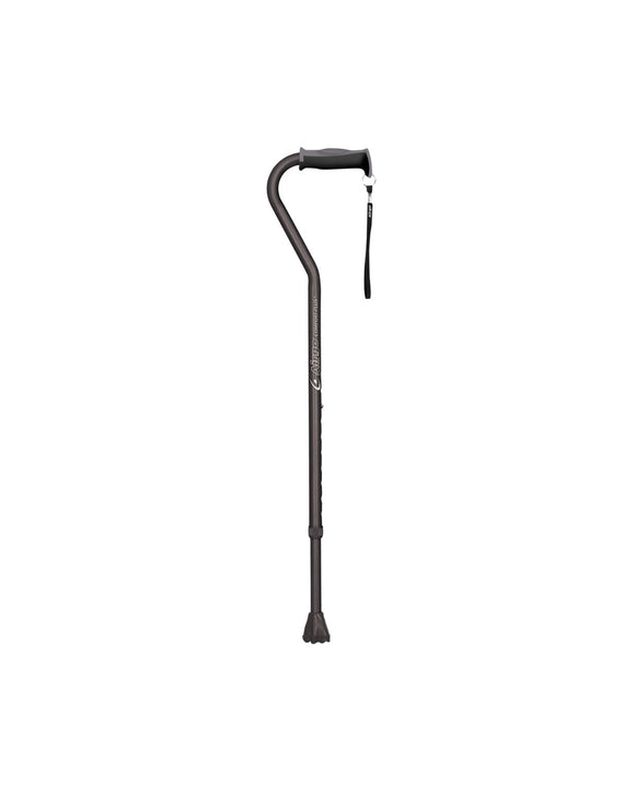 Airgo Comfort Plus Aluminum Cane Offset Handle Black - 1 each
