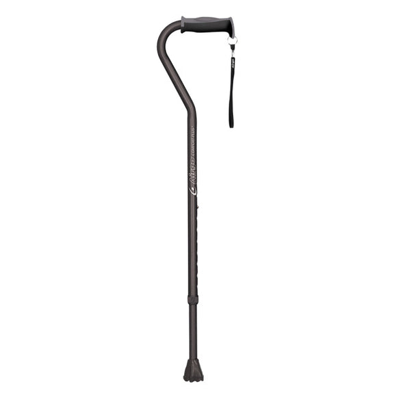 Airgo Comfort Plus Aluminum Cane Offset Handle Charcoal - 1 each
