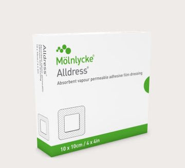 Molnlycke Alldress Absorbant Dressing 10CM X 10CM - (10/BOX) - 0