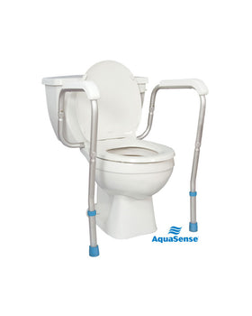 AquaSense Adjustable Toilet Safety Rails - 1 each