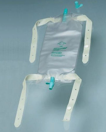 Poche à urine de jambe Bard Dispoz-a-bag avec bouchon et sangles 960 ml – 1 unité