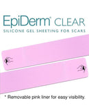 Biodermis Epi-Derm Silicone Gel Long Strip 1.4"x11.5" - Clear Gel (5 Pair per Package)-1