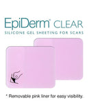 Biodermis Epi-Derm Silicone Gel Patch 2"x2.5" - Clear Gel (1 Pair per Package)-1