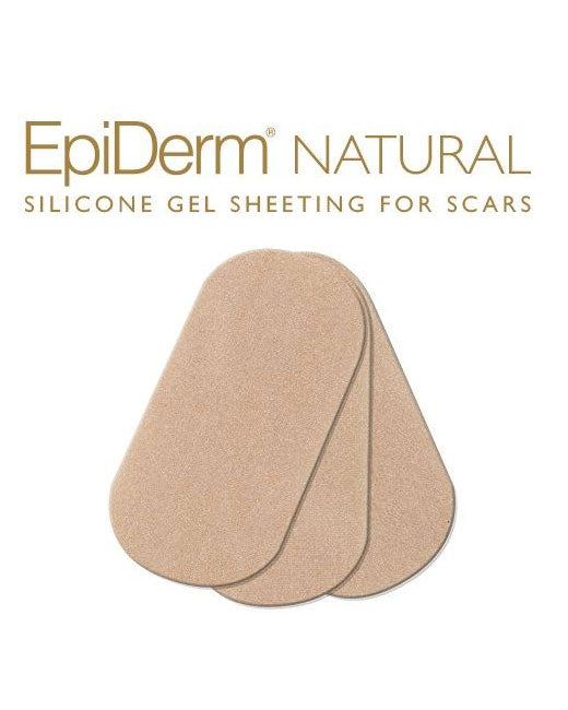 Biodermis Epi-Derm Silicone Gel Small Strips 2.75"x1.2", Fabric Backed - 6 per package