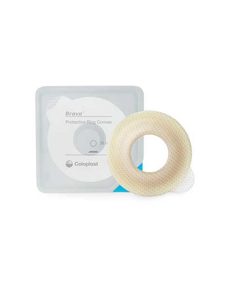 Coloplast Brava Anneaux de protection convexes 40 mm/80 mm x 8 mm – 10 par boîte