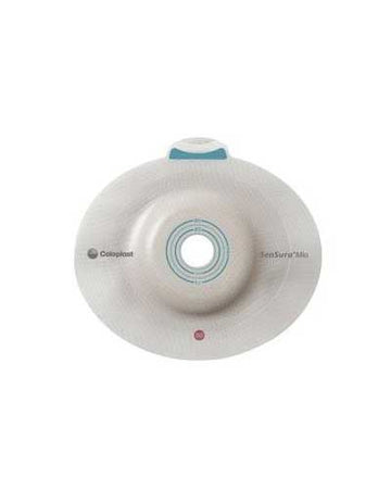 Coloplast Sensura Mio Click Support adhésif convexe profond - 5 par boîte, CONVEXE PROFOND, 15-30MM (5/8"-1 1/8") - 50MM (2")
