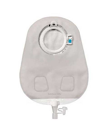 Coloplast SenSura Mio Click Urostomy Pouch - 10 per box, 50MM (2") / RED, OPAQUE - MIDI 24CM (9.5")