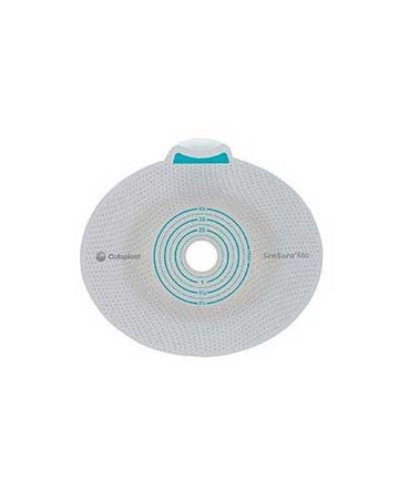 Coloplast SenSura Mio Flex Support adhésif non-convexe - 10 par boîte, NON-CONVEXE, 10-48MM (3/8"-2") - 50MM (2")