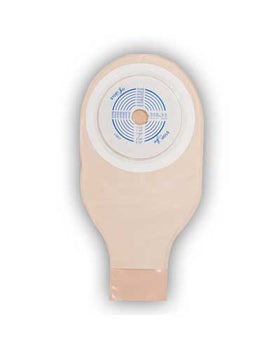 Convatec ActiveLife 1-Piece Drainable Opaque Pouch with Flat Stomahesive Skin Barrier, 45MM (1¾"), 25.4CM (10") - (20/BOX)