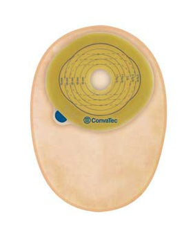 Convatec Esteem Plus 1-Piece Closed Pouch with Filter Modified Stomahesive - 30 per box, 35 MM (1 3/8"), TRANSPARENT - 20.3CM (8")