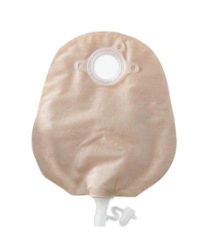 Convatec Natura Plus 2-Piece Urostomy Pouch with Soft Tap - Transparent - 10 per box, GREEN - 45MM (1¾") ,