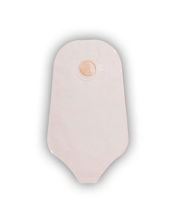 Poche d'urostomie en 2 pièces Convatec Natura avec robinet Accuseal - Panneau confort opaque sur 1 face - 10 par boîte, BRUN - 32MM (1¼"), 23CM (9") - 16MM (5⁄8") - 0