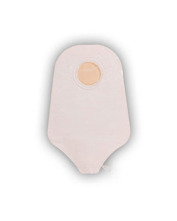 Poche d'urostomie en 2 pièces Convatec Natura avec robinet Accuseal - Panneau confort opaque sur 1 face - 10 par boîte, BRUN - 32MM (1¼"), 23CM (9") - 16MM (5⁄8")