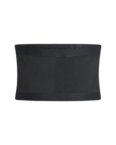 Corsinel Belt with Panel Maximum Stoma and Hernia Support Compression -8inch - Small - Black - 0