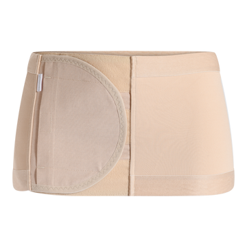 Corsinel Hernia Maximum Support Compression Belt -8inch - Large - Tan