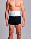 CUI Unisex Anti Roll Mesh Ostomy Hernia Support Belt - 15cm/6inch - 1 each, 15 CM / 6 INCH, SMALL - WHITE - NO OPENING-1
