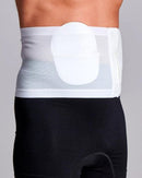 CUI Unisex Anti Roll Mesh Ostomy Hernia Support Belt - 20cm/8inch - 1 each, 20 CM / 8 INCH, XLARGE - WHITE - NO OPENING-2