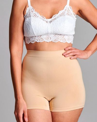 CUI Unisex Ostomy Seamless Support Boxer - 1 each, XLARGE/XXLARGE, BEIGE