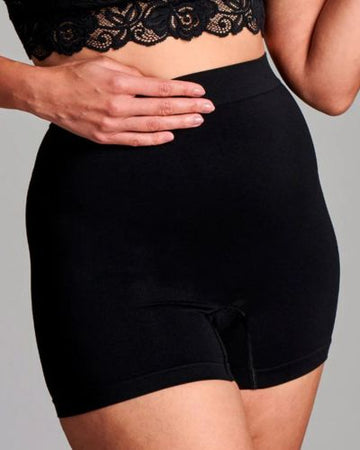 CUI Unisex Ostomy Seamless Support Boxer - 1 each, LARGE/XLARGE, BLACK - 0