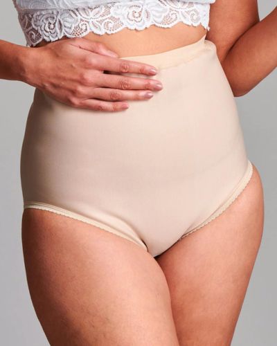 CUI Womens Hernia High Waist Support Girdle Brief - 1 each, LARGE, BEIGE - HIGH