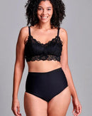 CUI Womens Hernia Low Waist Support Girdle Brief - 1 each, MEDIUM, BLACK - LOW-1