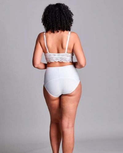 CUI Womens Hernia Low Waist Support Girdle Brief - 1 each, MEDIUM, WHITE - LOW