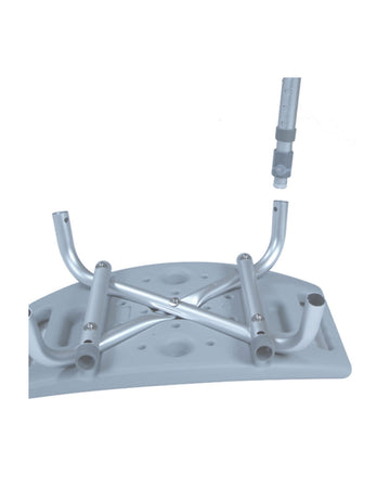 Drive Bath Shower Chair Deluxe Aluminum with Back- 1 each - 0