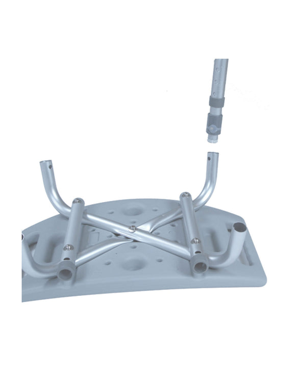 Drive Bath Shower Chair Deluxe Aluminum with Back- 1 each