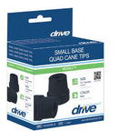 Drive Small Quad Cane Tips - 1 pair/Box , 1/2"-2