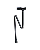 Folding Cane Aluminum Adjustable Black - 1 each-1