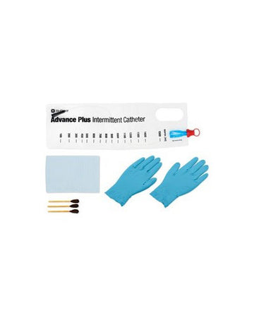 Hollister Advance Plus™ Kit de cathéter intermittent 16FR 16" (40CM) Coude - 100 par boîte