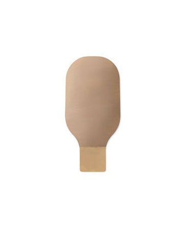 Hollister New Image 2-Piece Drainable Pouch with Clamp Closure Beige - 10 per Box, BLUE - 70MM, 30CM (12") - WITH FILTER - 0